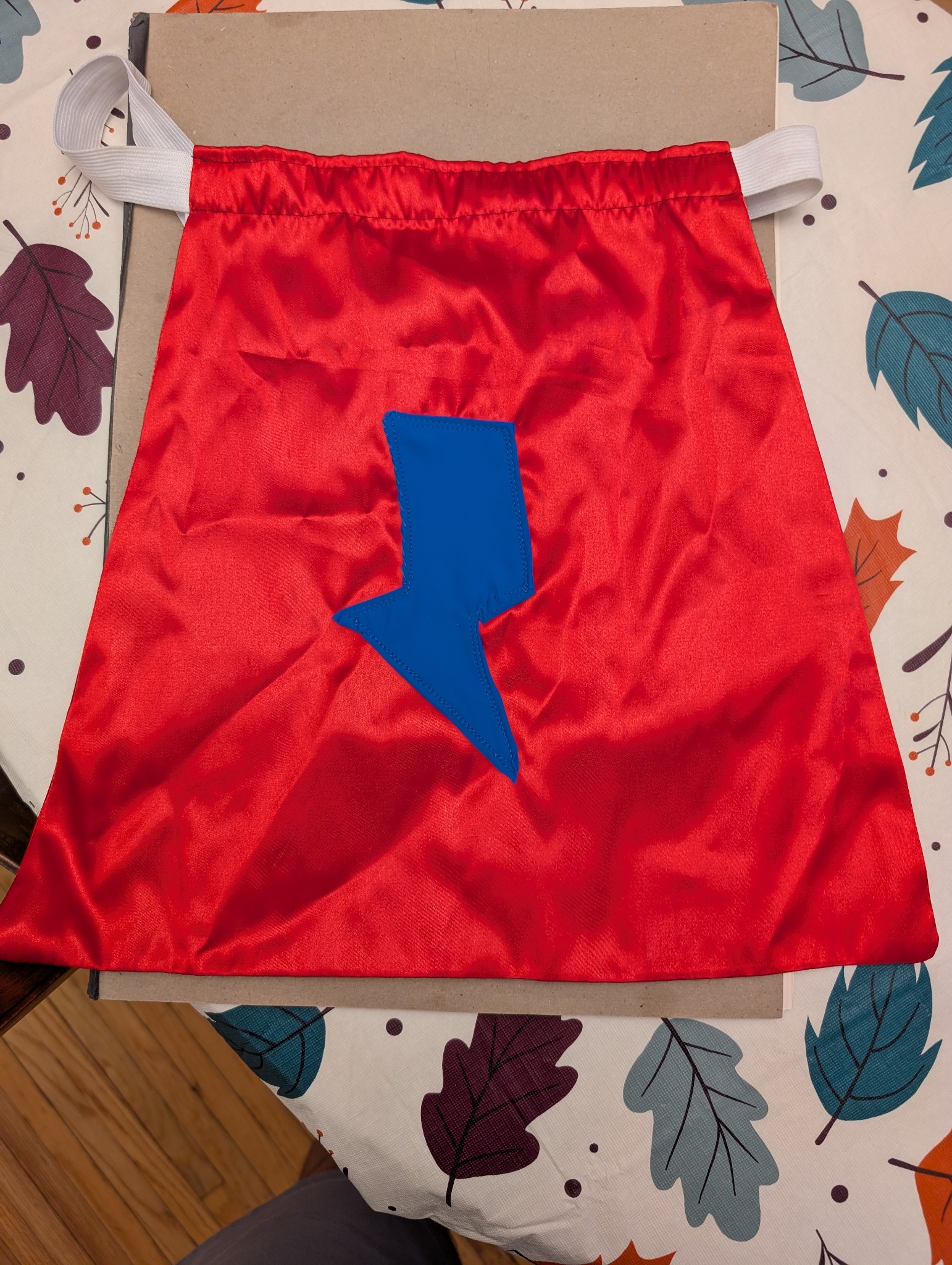 Cape product flat on table